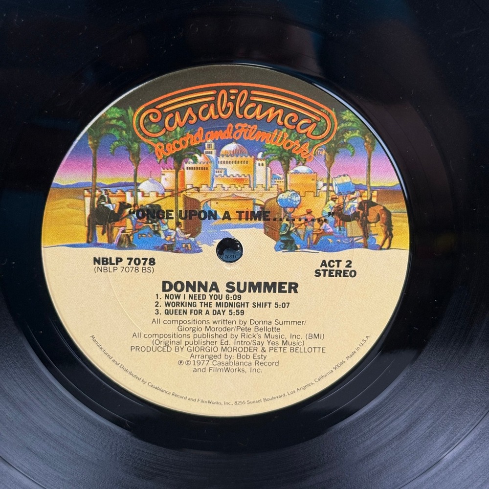 Donna Summer Once Upon a Time... Double Vinyl Record LP 1977 - EXCELLENT - Picture 9 of 13